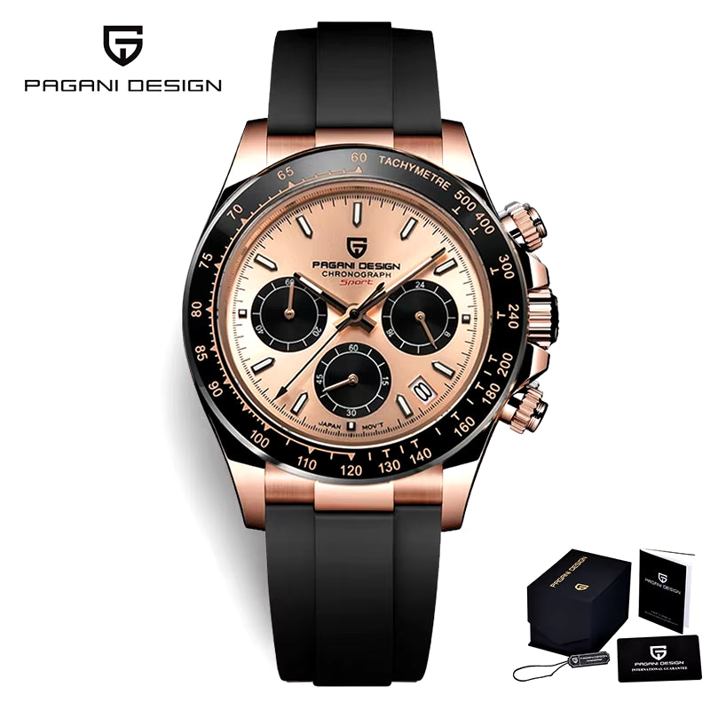 2024 New Men'S Watches Quartz Business Watch Mens Watches Top Brand Luxury Watch Men Chronograph VK63 Reloj Hombre