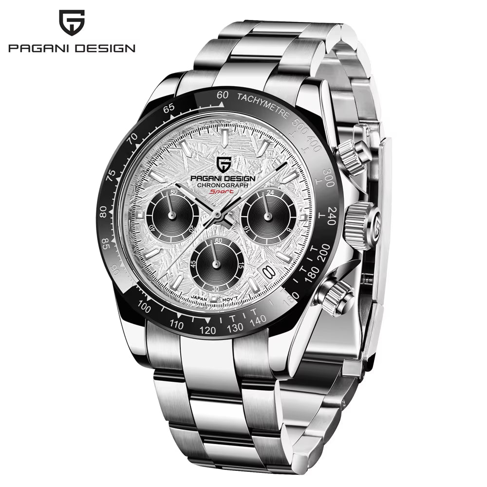 2024 New Men'S Watches Quartz Business Watch Mens Watches Top Brand Luxury Watch Men Chronograph VK63 Reloj Hombre