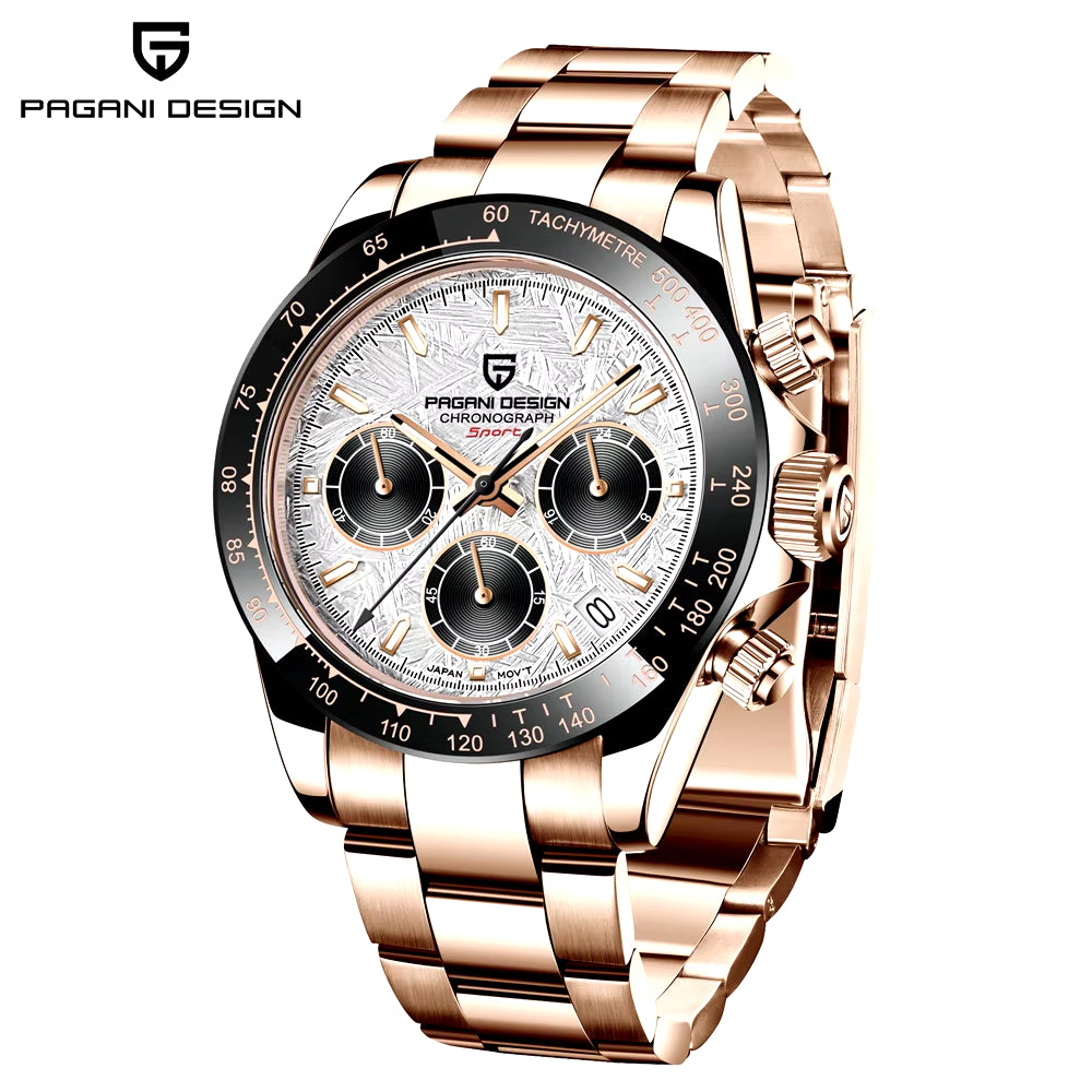 2024 New Men'S Watches Quartz Business Watch Mens Watches Top Brand Luxury Watch Men Chronograph VK63 Reloj Hombre