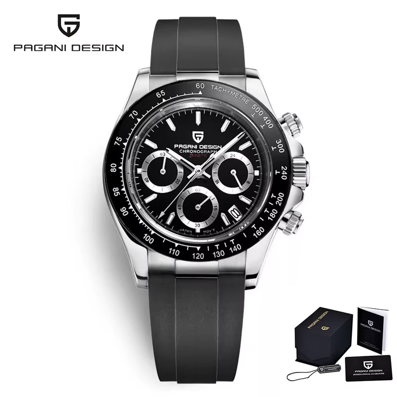2024 New Men'S Watches Quartz Business Watch Mens Watches Top Brand Luxury Watch Men Chronograph VK63 Reloj Hombre