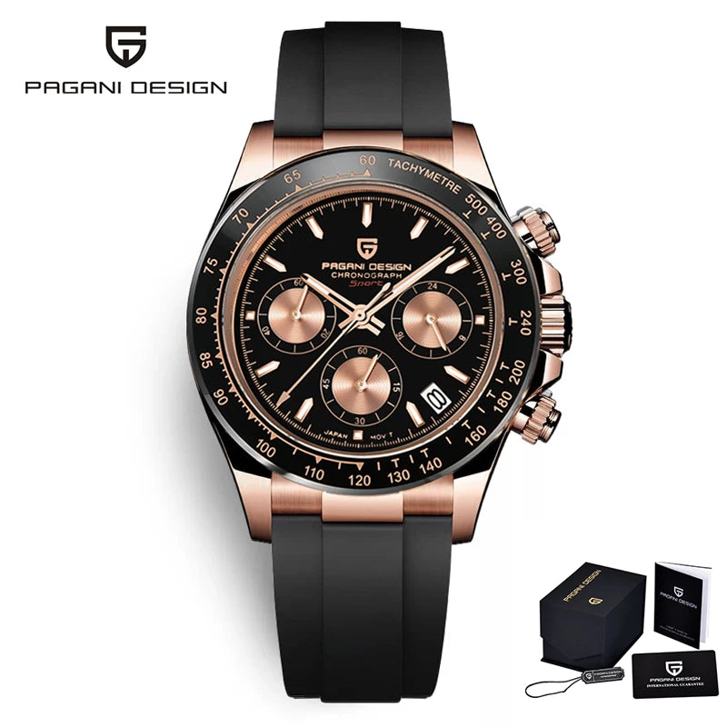 2024 New Men'S Watches Quartz Business Watch Mens Watches Top Brand Luxury Watch Men Chronograph VK63 Reloj Hombre