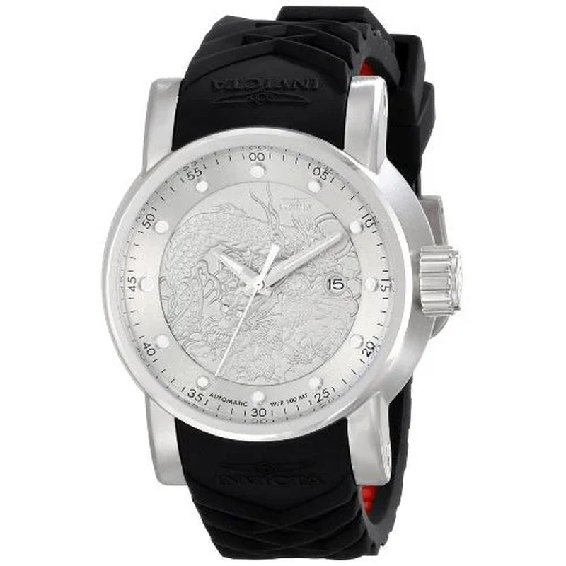 Men'S 15862 S1 Rally Analog Display Japanese Automatic Black Watch