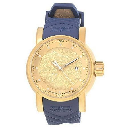 Invicta Men's watch  S1 Rally Automatic Gold Dial Blue Polyurethane Watch 18215