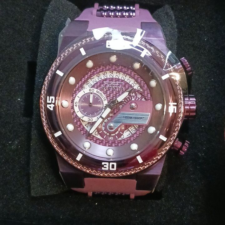 Invicta 40756 Men'S S1 Rally Purple Silicone/Stain