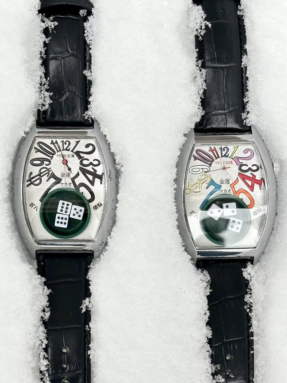 Miura Japanese Dice Watch Vintage Watch Ins Niche Watch Parody Dice Watch